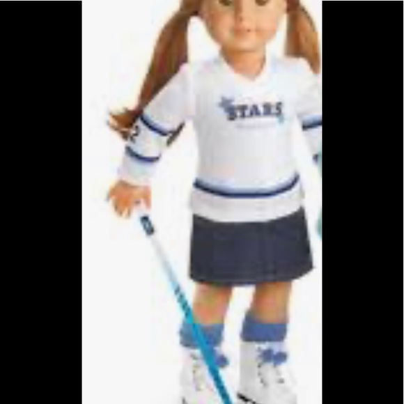american girl hockey set